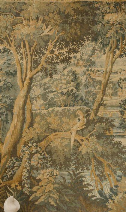 Detail of a verdure tapestry